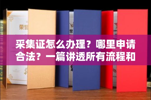 北京采集证怎么办理？哪里申请合法？一篇讲透所有流程和细节